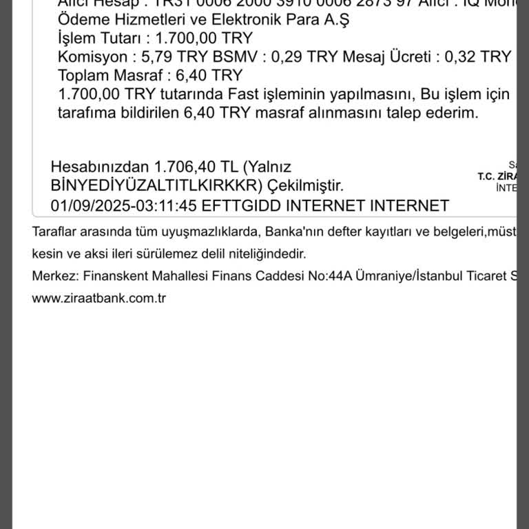 Havale İle Yatırdığım Tutar Hesabıma Geçmedi, Destek Yetersiz Kaldı