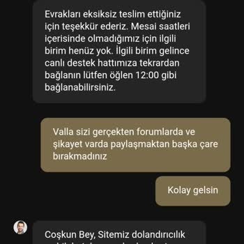 Çekim Taleplerim Sürekli Reddedildi Kimlik Bilgilerim İstendi