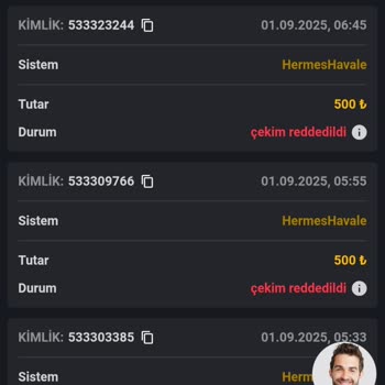 Çekim Taleplerim Sürekli Reddedildi Kimlik Bilgilerim İstendi