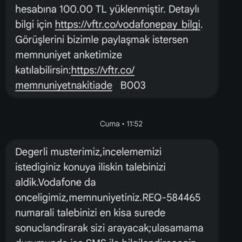 Vodafone Pay Kart’ta Haksız Para İadesi Ve Eksik Cashback Mağduriyeti