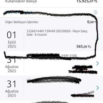 Eksik İade Ve Müşteri Hizmetlerine Ulaşılamıyor