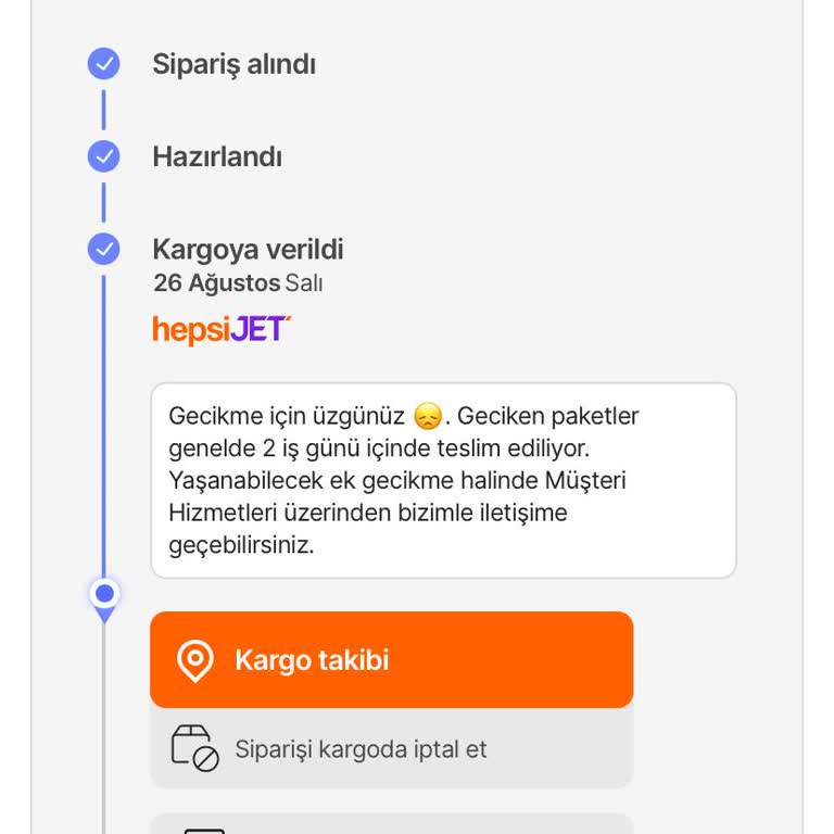 Siparişim Günlerdir Dağıtıma Çıkmadı Muhatap Bulamıyorum