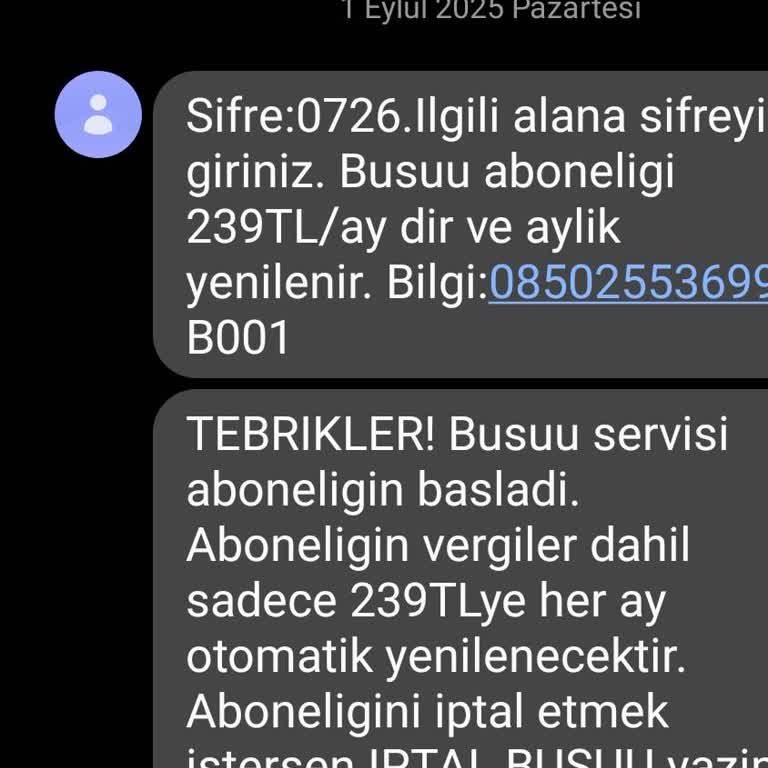 Onay Kodu Yanıltmasıyla Haksız Abonelik Ve Ücretlendirme