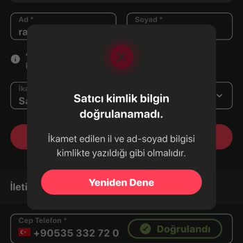 Letgo'da Satıcı Doğrulaması Sonrası Ödeme Sorunu