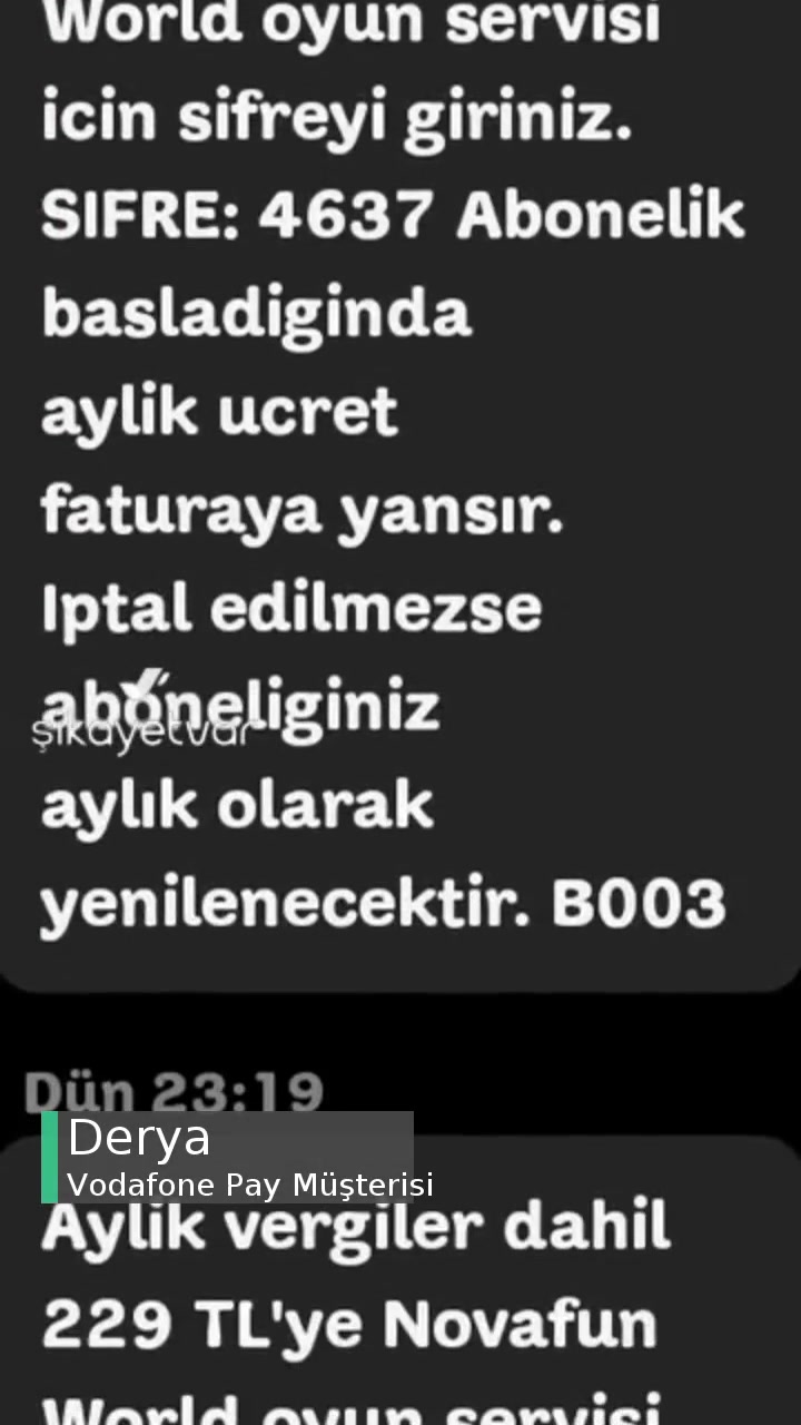 Vodafone Pay Haksız Ücret İade Talebi! videonun kapak resmi