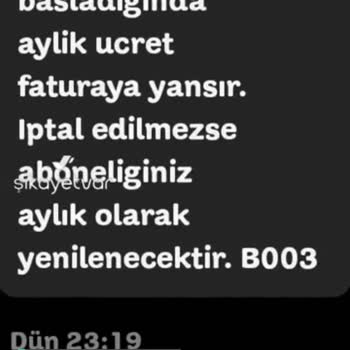 Vodafone Pay Haksız Ücret İade Talebi!