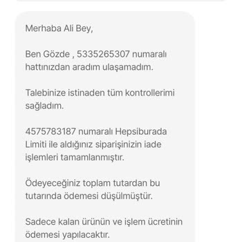 İade Sonrası Haksız Hizmet Bedeli Mağduriyeti