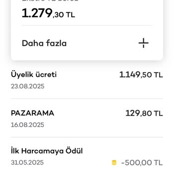 Kullanılmayan Kredi Kartımdan İzinsiz Harcama Ve Yüksek Üyelik Ücreti Mağduriyeti