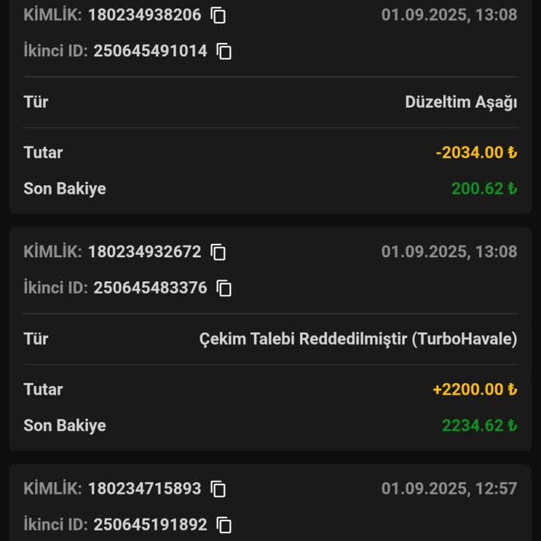 Para Çekme Talebim İptal Edildi, İade Yapılmadı!