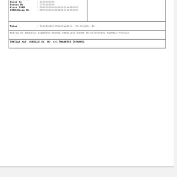 Aboneliğim Olmayan Eve 7500 TL Haksız Borç Çıkartıldı Ve Ödeme Zorunlu Tutuldum