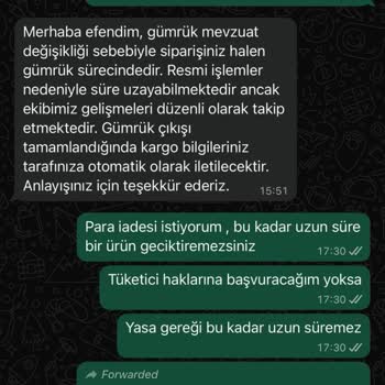 5 Aydır Teslim Edilmeyen Termos: Mağduriyetim Sürüyor