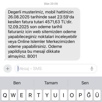 Numara Taşıma Sonrası Yüksek Fatura Ve Bilgilendirme Sorunu