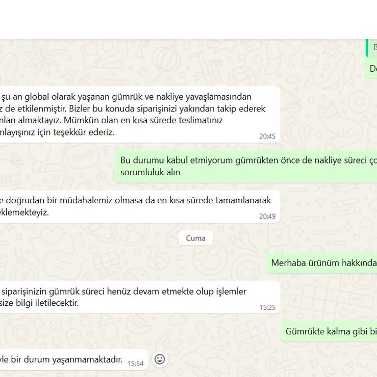 Sipariş Gecikmesi Ve Yetersiz Bilgilendirme Nedeniyle Mağduriyet