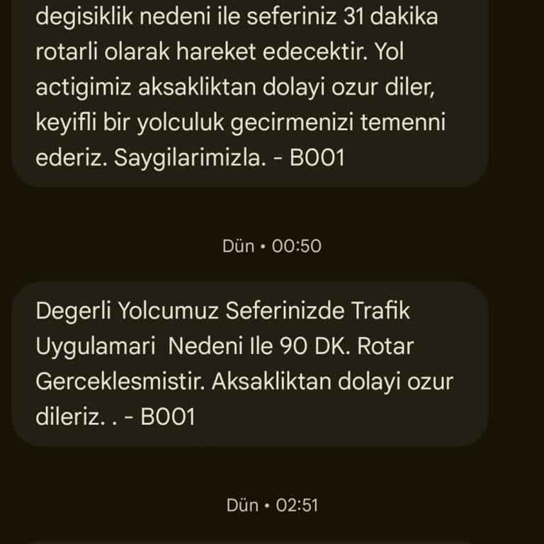 Kamil Koç'ta Uzun Süreli Rötar ve Yetersiz Bilgilendirme Nedeniyle Mağduriyet