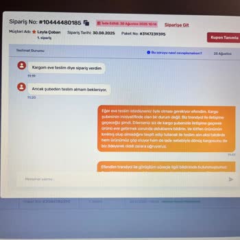 Kargoda Kırılan Ürün İçin Zararımız Karşılanmadı Ve Geri Dönüş Alamadık