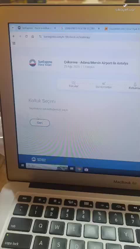 I Face Online Check-In Failure with SunExpress XQ7711 Flight from Adana to Antalya video cover
