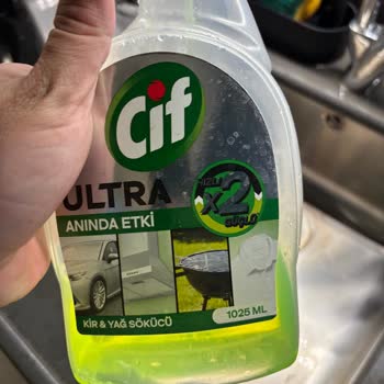 Cif Ultra Etkili Sarı, Çelik Kapımda Kalıcı Lekelere Neden Oldu Destek Bekliyorum