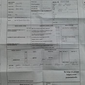 Samsung TV Garanti Sonrası Panel Arızası Ve İlgisiz Servis Mağduriyeti