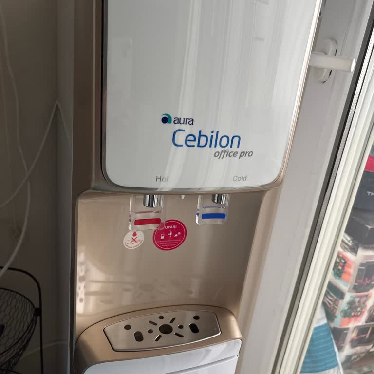 Aura Cebilon Office Pro Su Sebilinde Sıcak Su Haznesinden Kötü Tat ve Yetersiz Müşteri Hizmeti