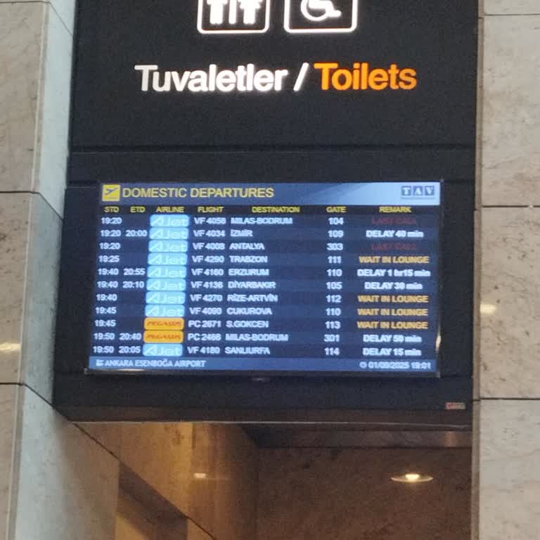 Sürekli Geciken Uçuşlar Ve Bekletilen Yolcular