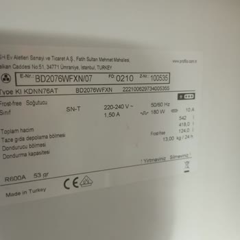 Garanti Kapsamındaki Buzdolabında Tekrar Eden Paslanma Ve Çürüme Sorunu