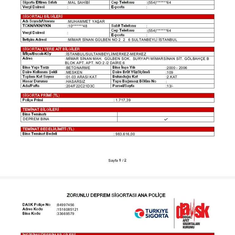DASK İptali İçin Kurumlar Arası Süründürülme