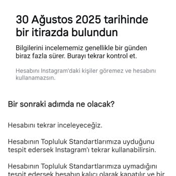 Instagram Hesabım Gerekçesiz Askıya Alındı ve Sürecin Uzaması Mağduriyet Yarattı