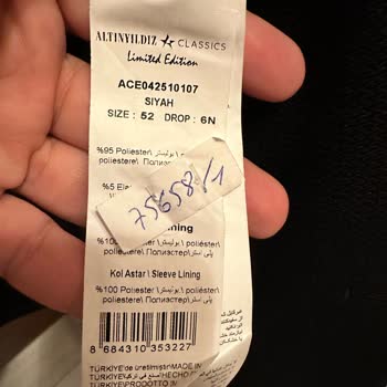 Aldığım Ceketin Geçmeyen Kötü Kokusu Nedeniyle Kullanamıyorum, Değişim İstiyorum