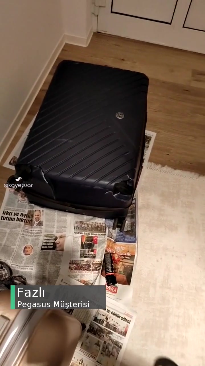 Pegasus Valizim Zarar Gördü! videonun kapak resmi