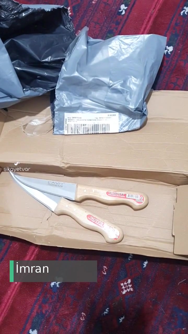 Akyz Lojistik Dağıtım Siparişimde Farklı Ve Alakasız Bir Bıçak Gönderildi! videonun kapak resmi