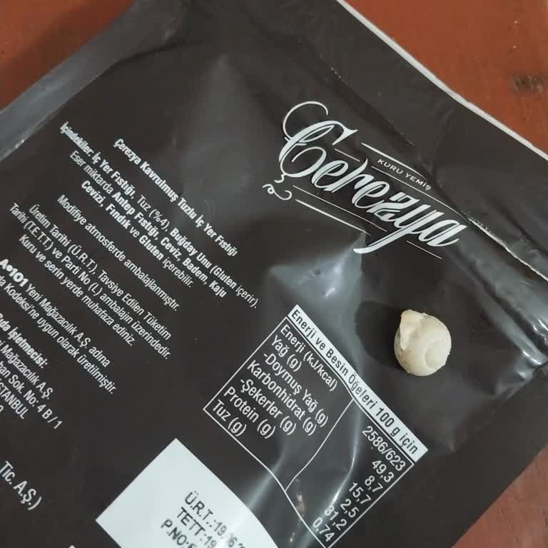 Tuzlu Fıstık Paketinden Salyangoz Çıktı: Hijyen Ve Güven Sorunu