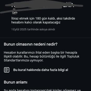 Instagram Hesaplarım ve Yeni Açtığım Hesaplar Sebepsizce Kapatıldı