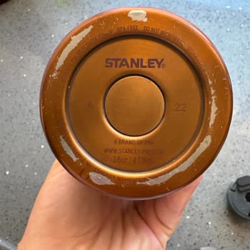 Stanley Termosumda Renk Atması Ve Kapak Sorunları