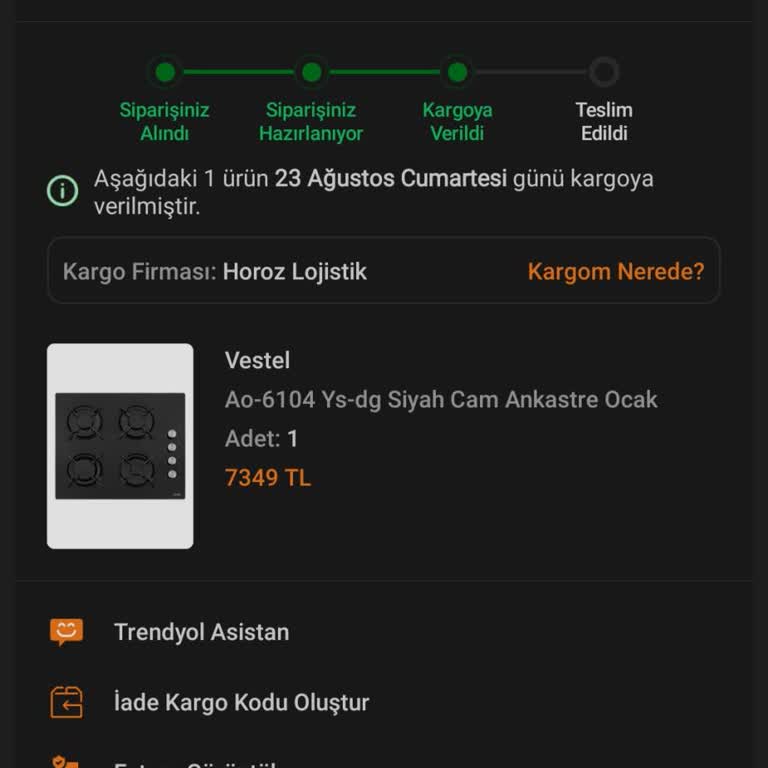 Teslimatı Geciken Ankastre Ocak Ve İlgisiz Müşteri Hizmeti Mağduriyeti