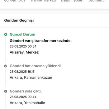 Transfer Merkezinde Bekleyen Kargom Teslim Edilmiyor, Müşteri Hizmetleri Yardımcı Olmuyor