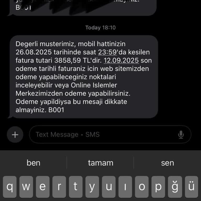 Hat Değişikliği Sonrası Yüksek Fatura Ve Bilgi Eksikliği Mağduriyeti