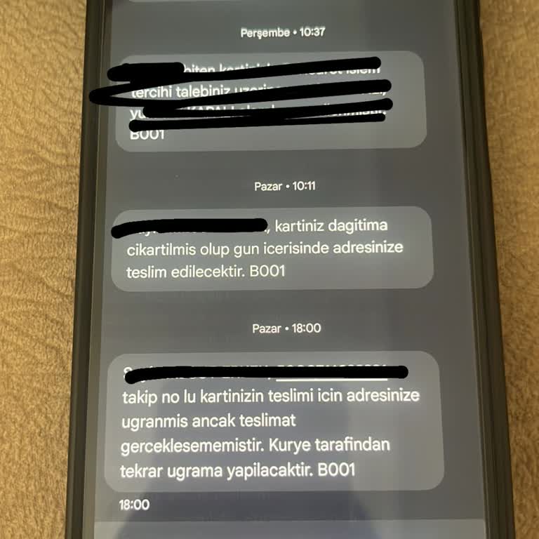 Kredi Kartım Teslim Edilmiyor, Müşteri Hizmetleri Yardımcı Olmuyor