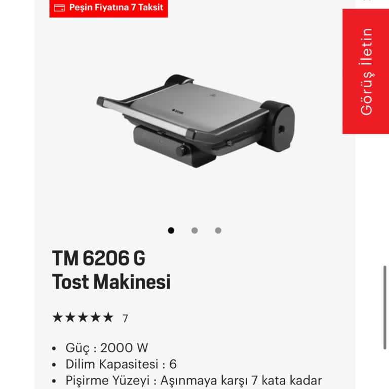 Arçelik Tost Makinesi Ekmekleri Kızartmıyor, Kaşar Eritmiyor!