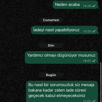 Yanlış Barkodlu Ürün Ve İade Sürecinde İlgisizlik