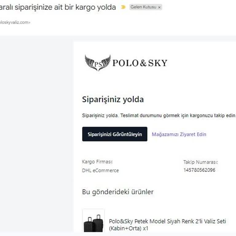 Satın Alınan Valizler İçin Fatura Gönderilmedi, Müşteri Hizmetlerinden Dönüş Alınamıyor
