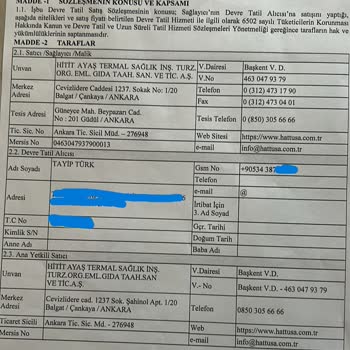 Tanıtımda Verilen Bilgilerle Sözleşme Farklı, İade Talebim Karşılanmadı