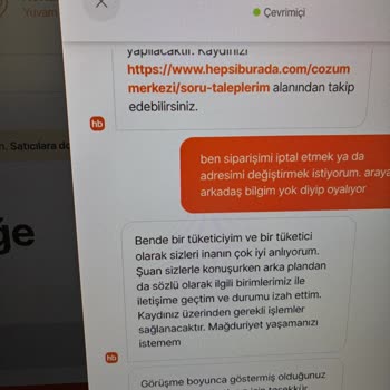 Hepsiburada Yanlış Adrese Gönderilen Altın Siparişim İptal Edilmiyor, İade Talebim Reddediliyor