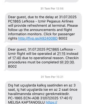 Pegasus Uçuşunda Yaşanan Uzun Rötar Ve Tazminat Sürecindeki Belirsizlik