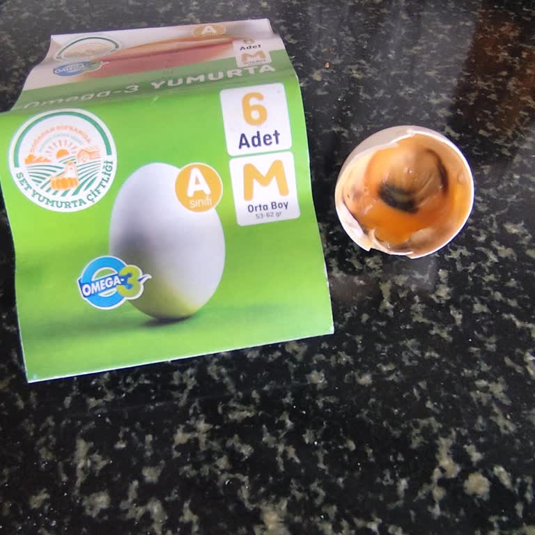 A101'den Aldığım Yumurtadan Siyah İçerik Çıktı, Denetim İstiyorum