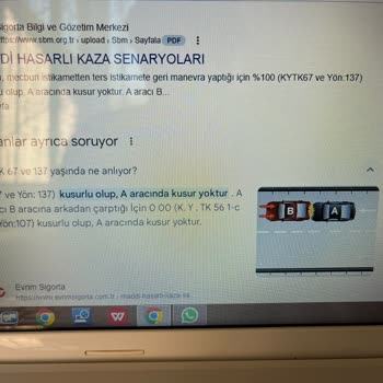 Ters Yönden Gelen Araç Yüzünden Haksız Kusur Oranı Mağduriyeti