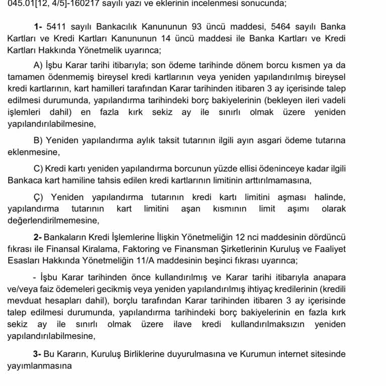 Yapılandırma Talebim Şube Ve Telefon Bankacılığı Arasında Cevapsız Kaldı