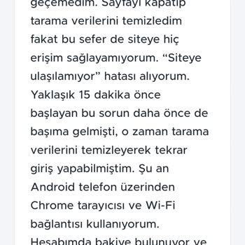 Betebet Sitesine Erişim Sorunu ve Müşteri Hizmetlerine Ulaşamamak