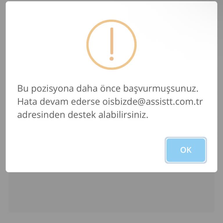 Başvuru Hatası Ve Müşteri Hizmetlerinden Yanıtsız Kalma Sorunu