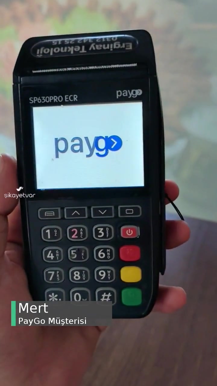 Paygo SP630 Pro Ecr Hatası Ve İlgisiz Firma Müşteri Temsilcisi videonun kapak resmi