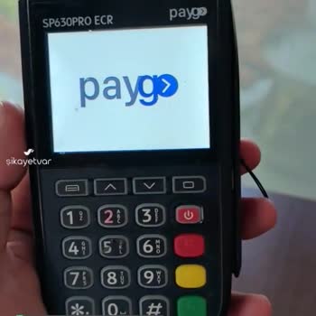 Paygo SP630 Pro Ecr Hatası Ve İlgisiz Firma Müşteri Temsilcisi